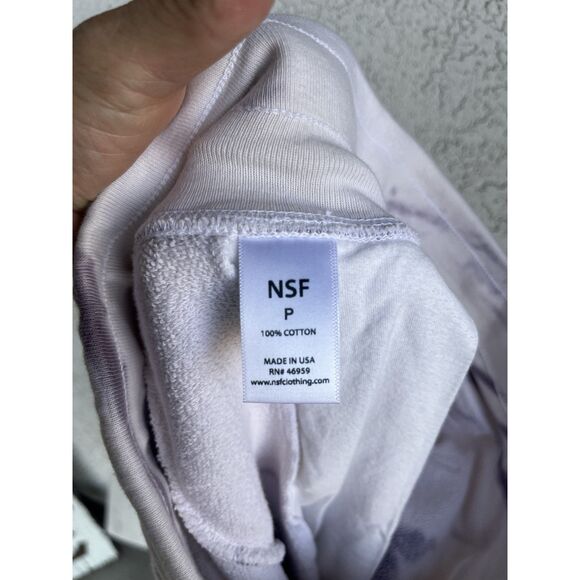 NSF Sayde Sweater And Jogger Set - Size XS - Purple/White - Picture 10 of 13
